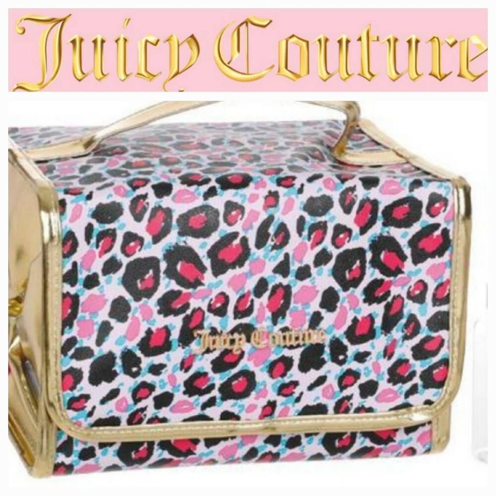 Juicy Couture‎ Leopord Travel Cosmetic Bag